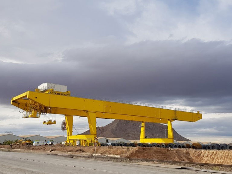 Biggest Coil Handling Gantry Crane in Steel Mill